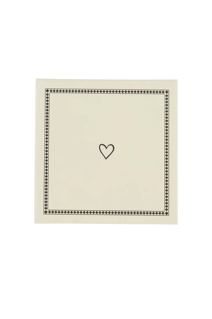 Zusss | Onderzetters zand/antraciet set van 6