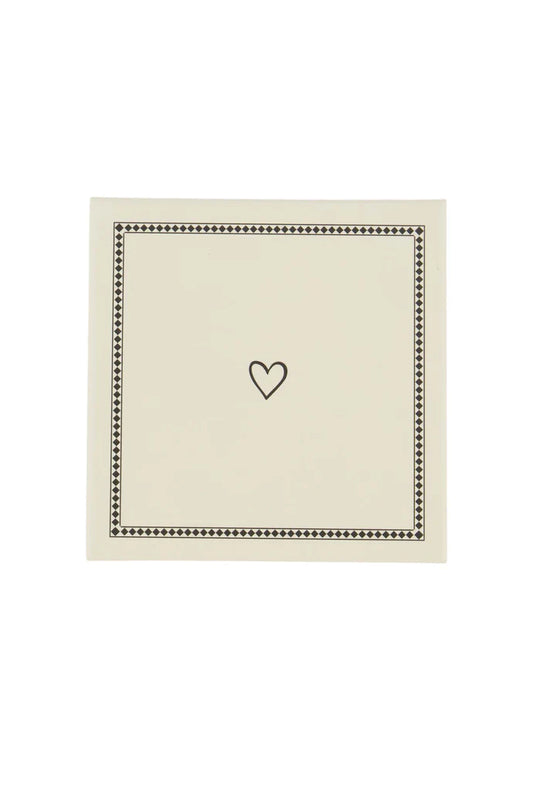 Zusss | Onderzetters zand/antraciet set van 6