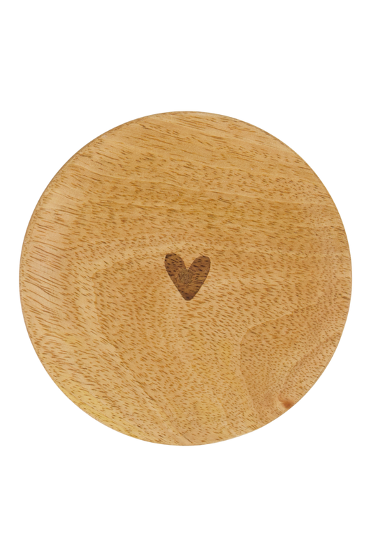 Zusss | Glasaufsatz, Holzherz