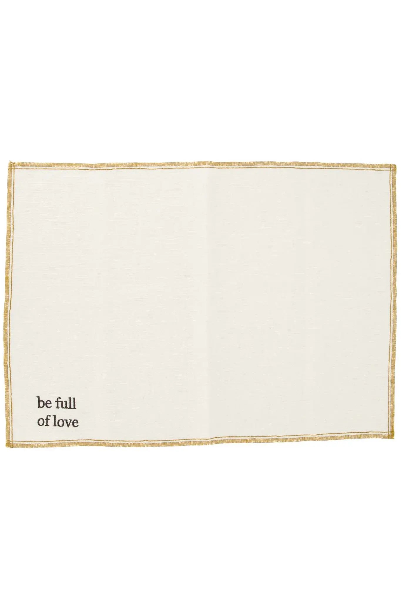 Zusss | Set van 2 placemats be full of love