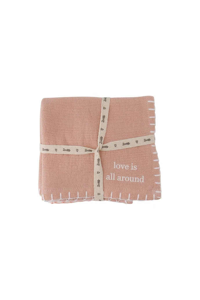 Zusss | Vaatdoekjes hartjes love is all around set2