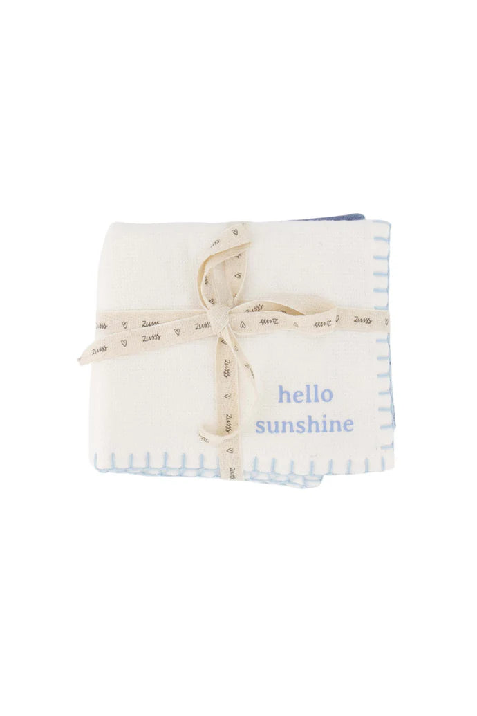 Zusss | Vaatdoekjes hello sunshine happy place set2