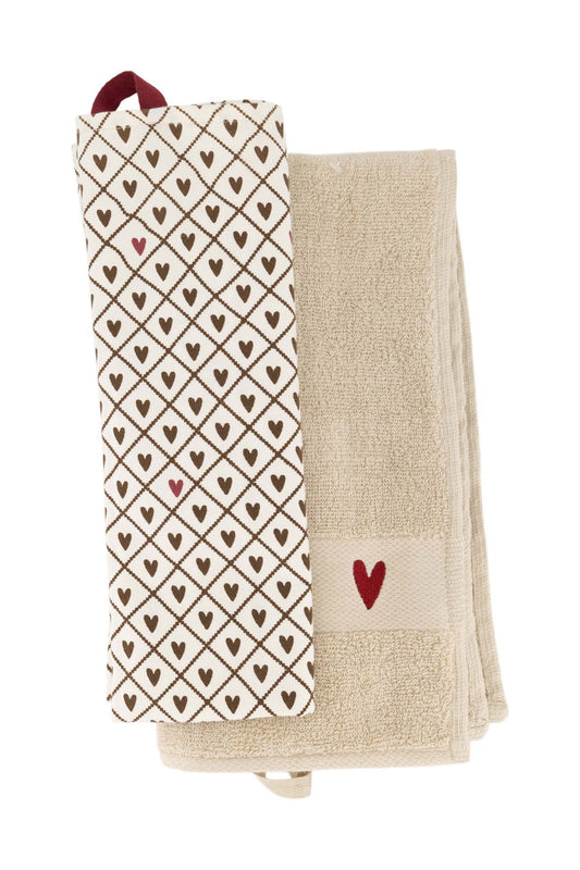 Zusss | Keukenset hartje zand/port/bruin