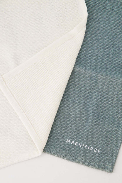 Zusss | Geschirrtücher, so süß, grau-blau, 2er-Set