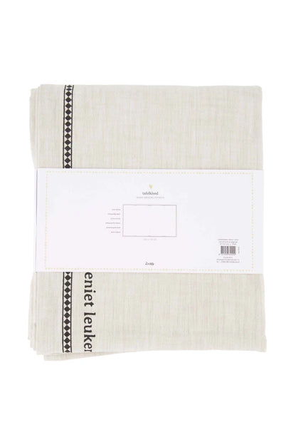 Zusss | Tafelkleed Good food good mood 250x150cm