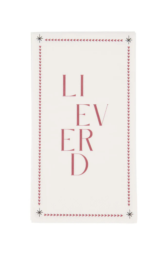 Zusss | Servetten rechthoek lieverd