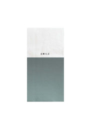 Zusss | Servetten smile grijsblauw/wit