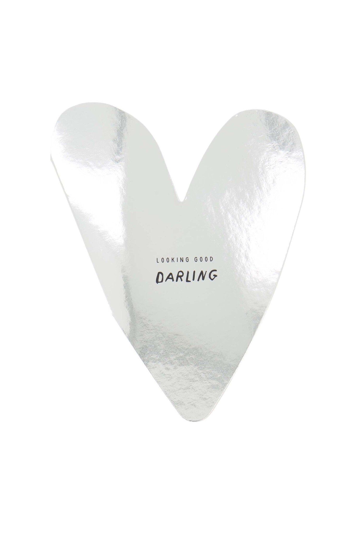 Zusss | Wenskaart darling hartje zilver