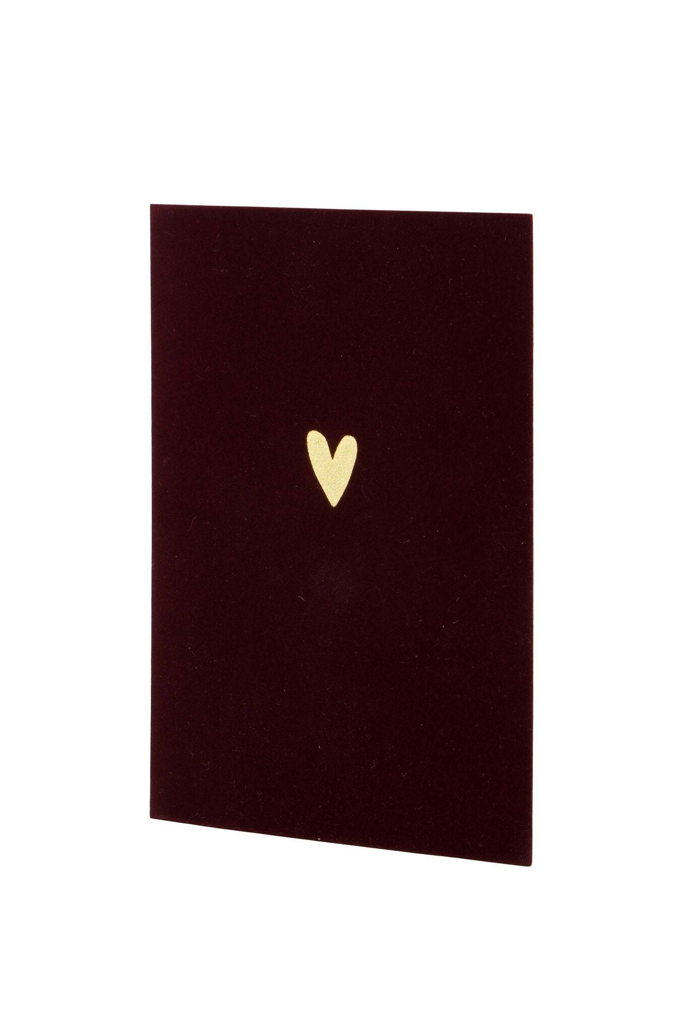 Zusss | Wenskaart hartje velvet rood
