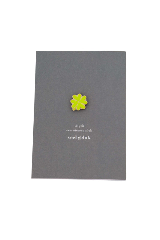 Zusss | Wenskaart magneet klavertje