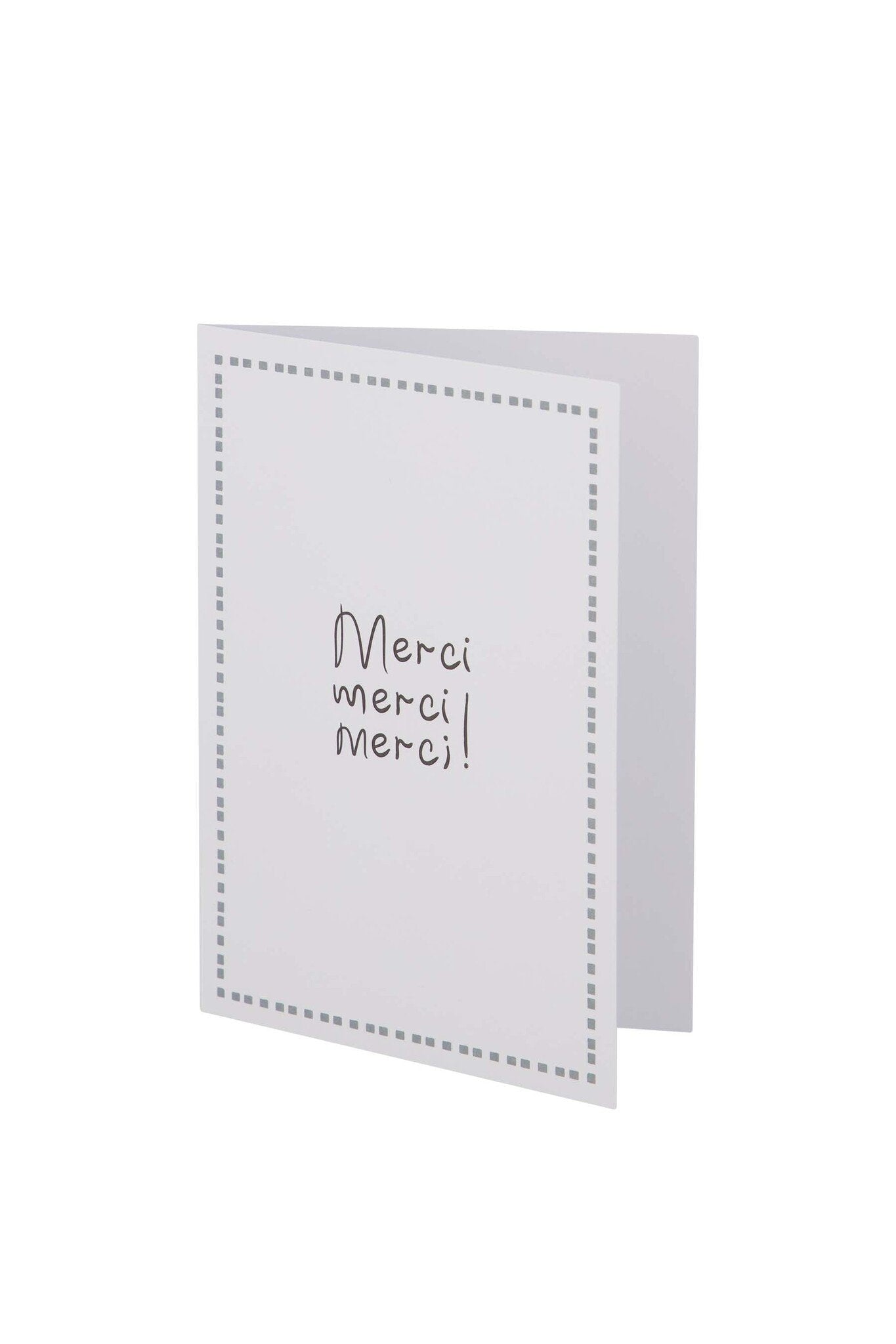 Zusss | Wenskaart merci grijsblauw