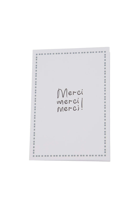 Zusss | Wenskaart merci grijsblauw