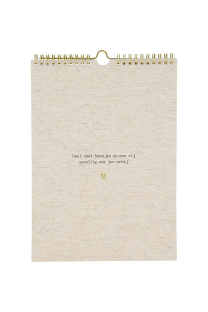 Zusss | Verjaardagskalender linnen