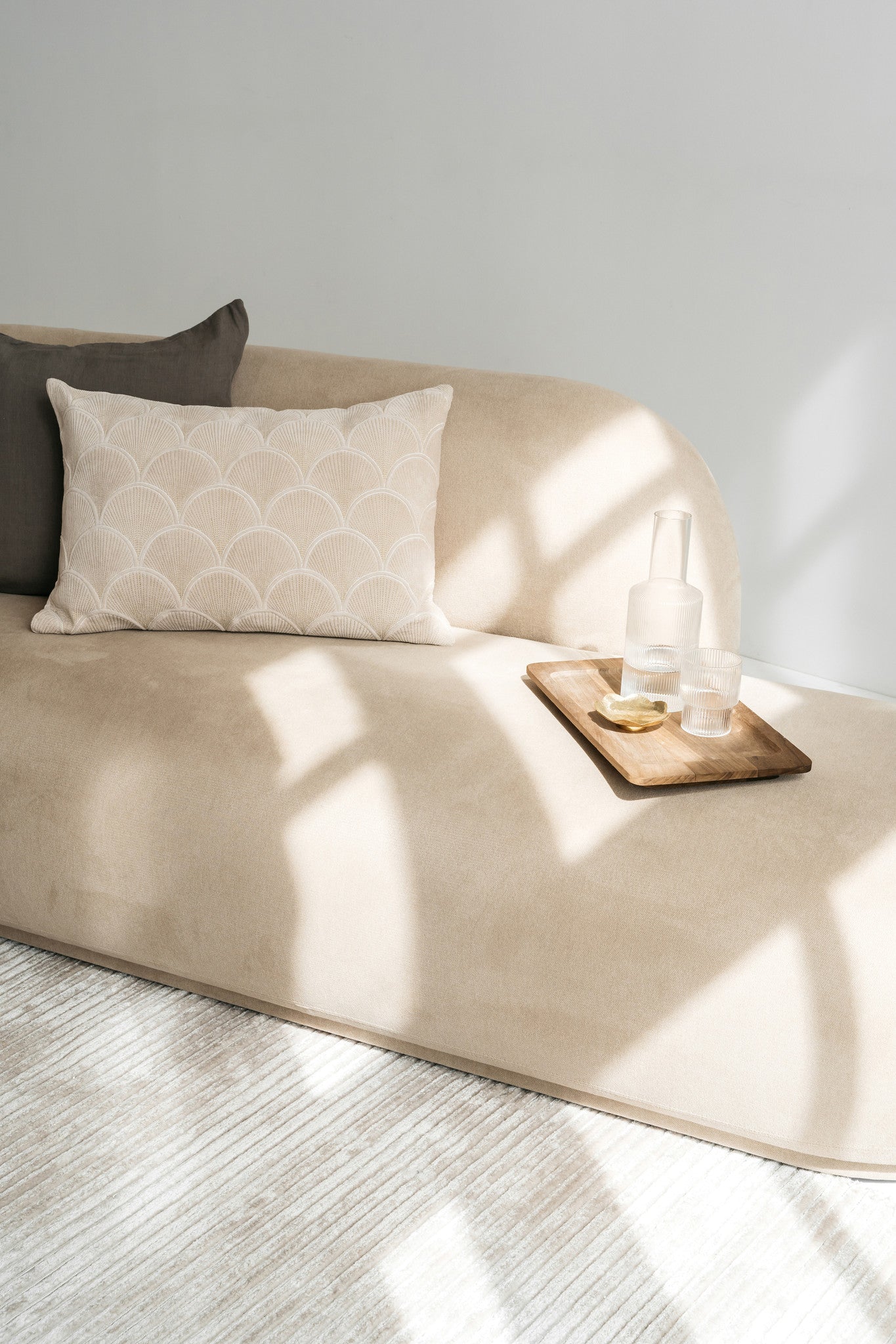 Studio Femme Home Sierkussenhoes Jane geborduurd 60cm