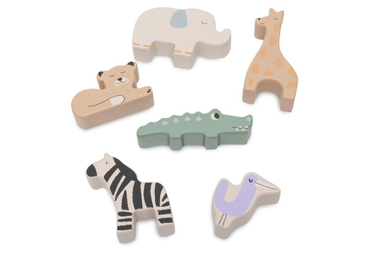 Jollein | Houten vormenstoof jungle jambo