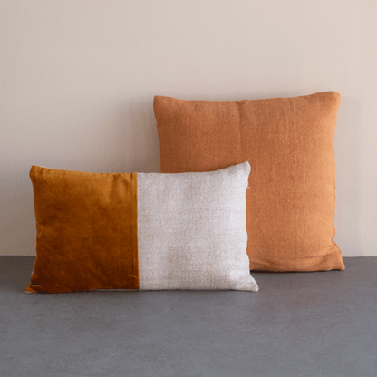 Urban Nature Culture | Cushion washed jute golden oak