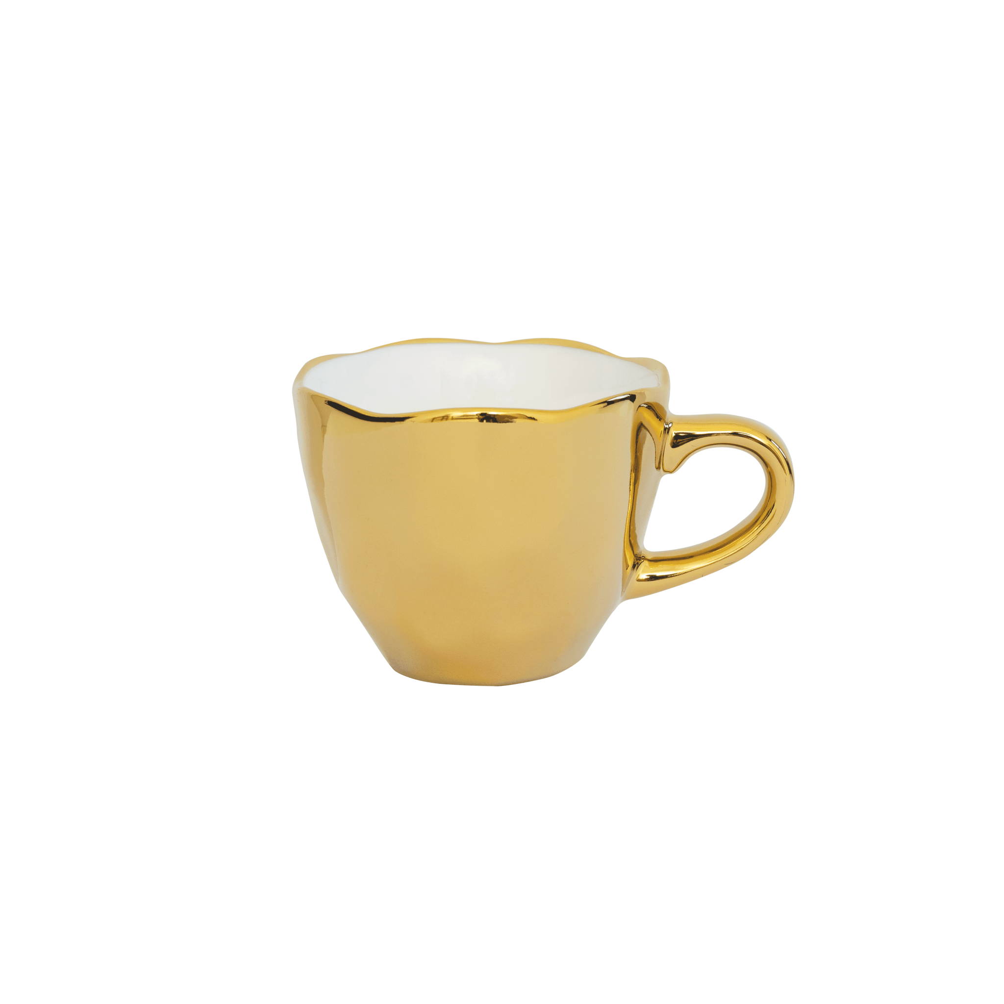 UNC | Good Morning Espressokopjes goud Set 4 stuks