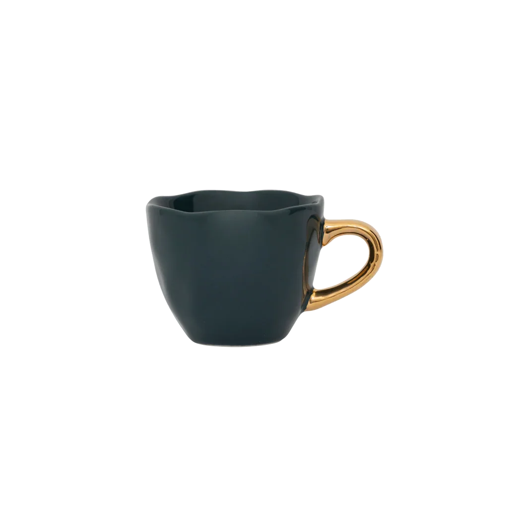 UNC | Good Morning Espressokopjes Blue green Set 4 stuks