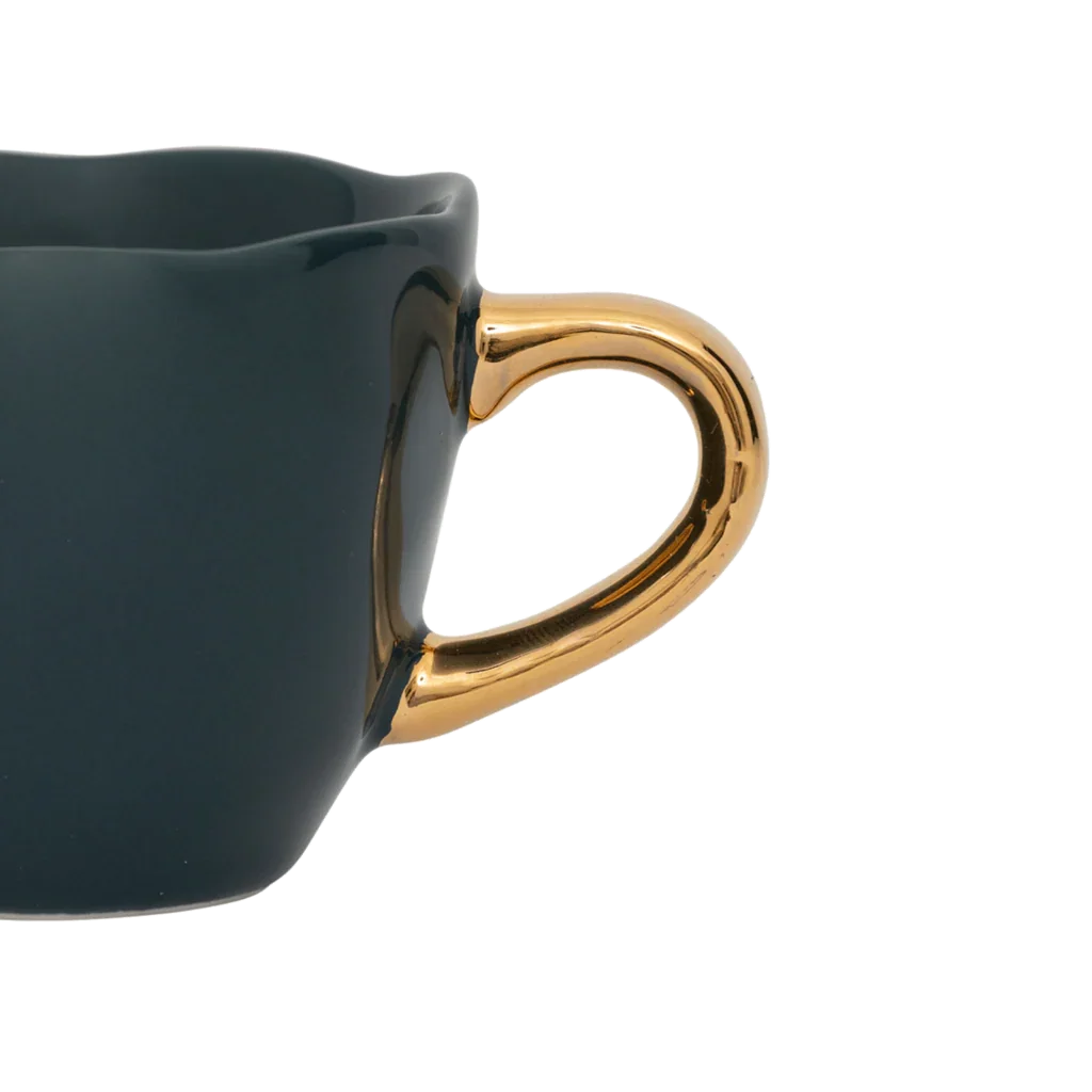 UNC | Good Morning Espressokopjes Blue green Set 4 stuks