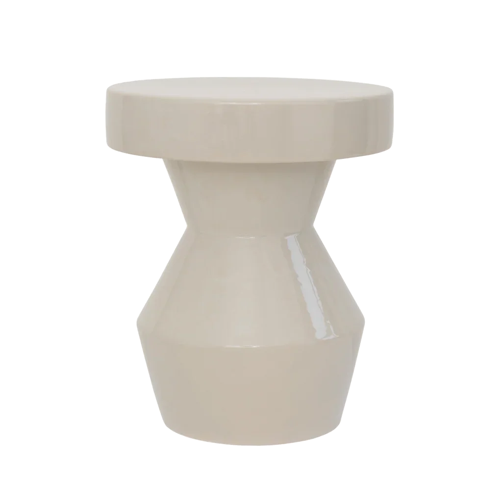 Urban Nature Culture Bijzettafel Sculptural offwhite