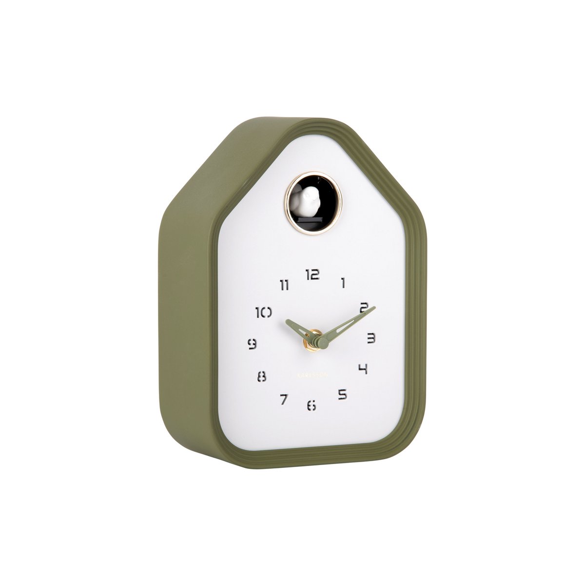 Karlsson Wand-/tafelklok Reina Koekoek Groen