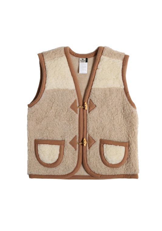 Alwero | Bodywarmer alpen jr. dubbel beige