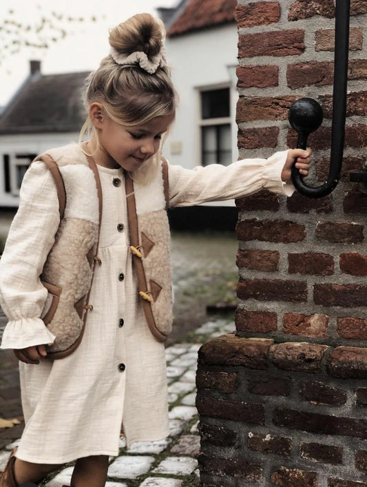 Alwero | Bodywarmer alpen jr. dubbel beige