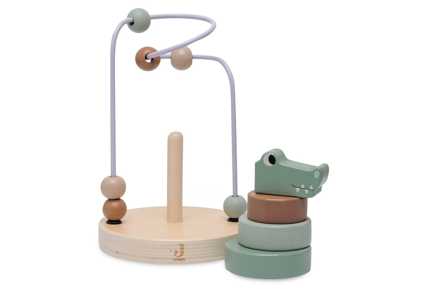 Jollein | Houten spiraal croco