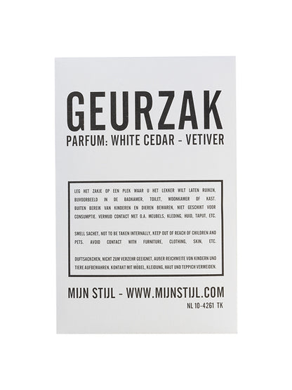 Mijn Stijl | Geurzakje White Cedar - Vetiver
