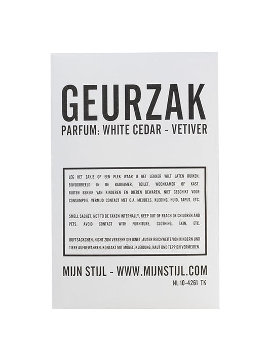 Mijn Stijl | Geurzakje White Cedar - Vetiver
