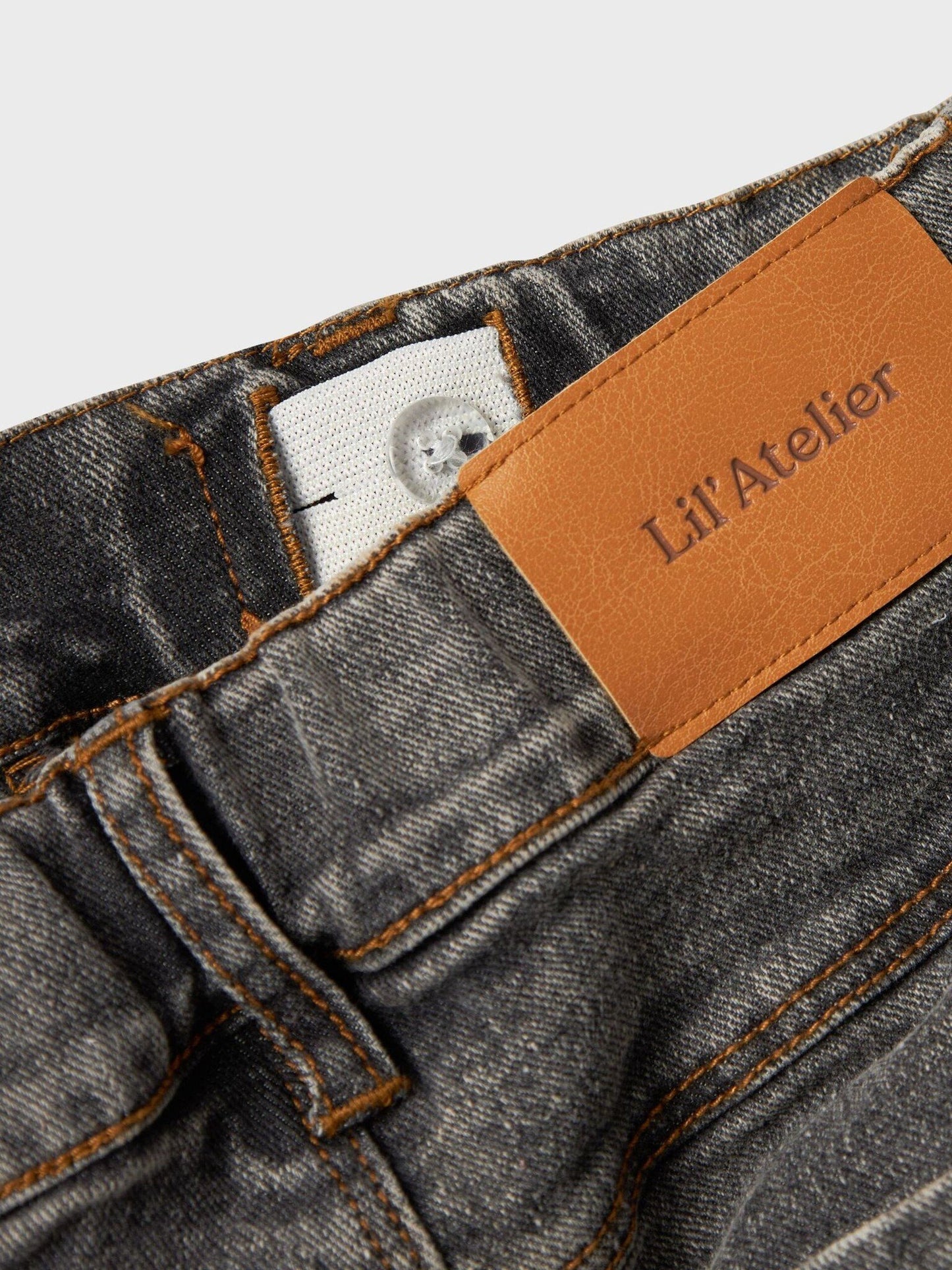 Lil Atelier | Broek Berlin baggy jeans light grey denim