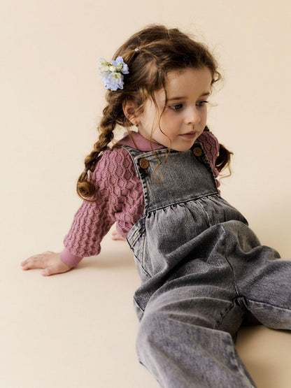 Lil Atelier | Dungarees Tems hellgrauer Denim