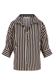 Zusss | Blouse streep zwart