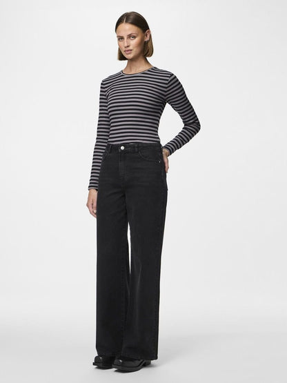 Pieces | Jeans Selma wide zwart