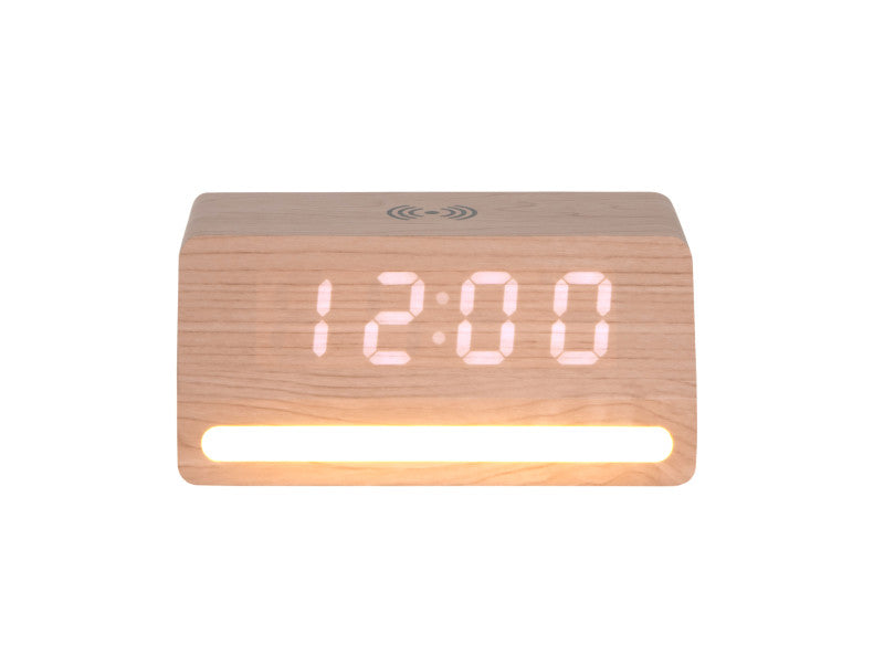 Karlsson Wekker Retro met licht-LED