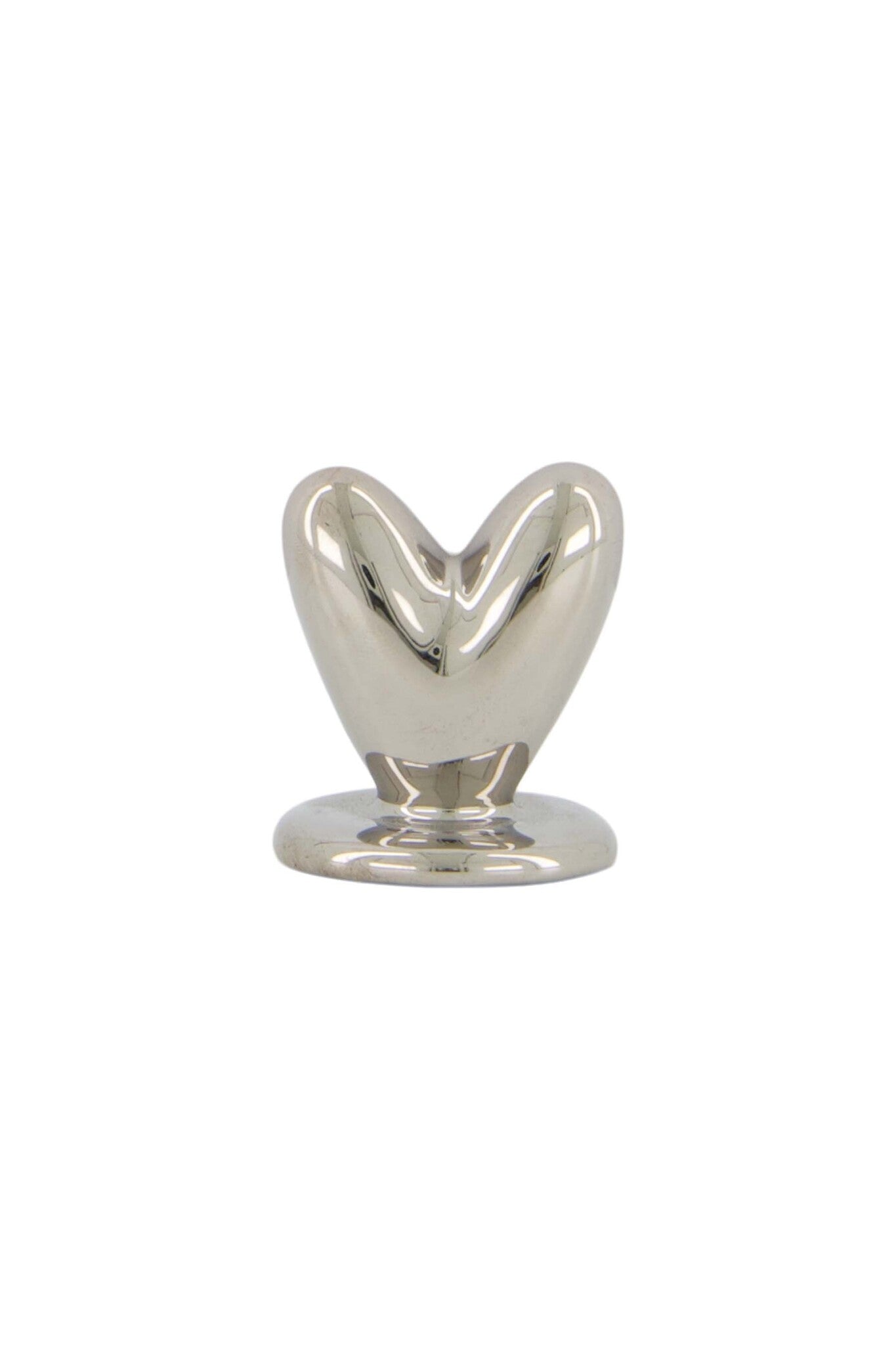 Zusss | Kaartenstandaard keramiek hartje zilver