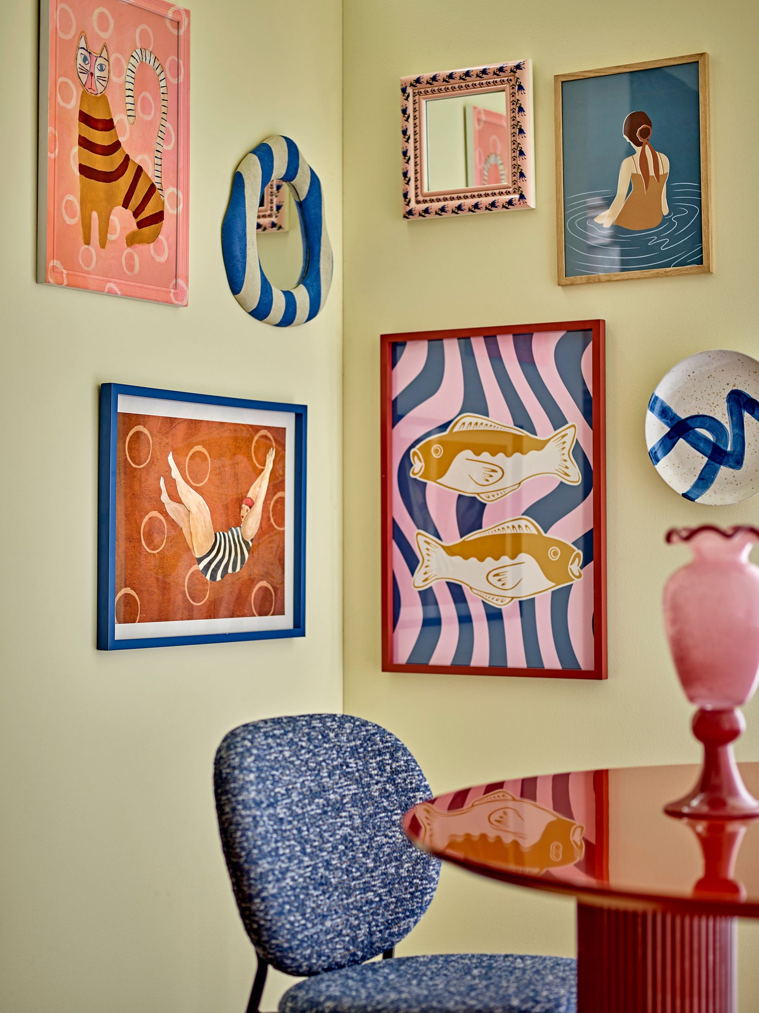 Bloomingville Missy Lijst met illustratie