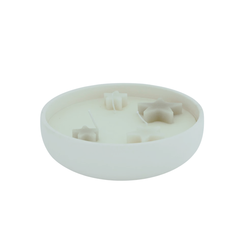 Home Society | Kaars star bowl grijs