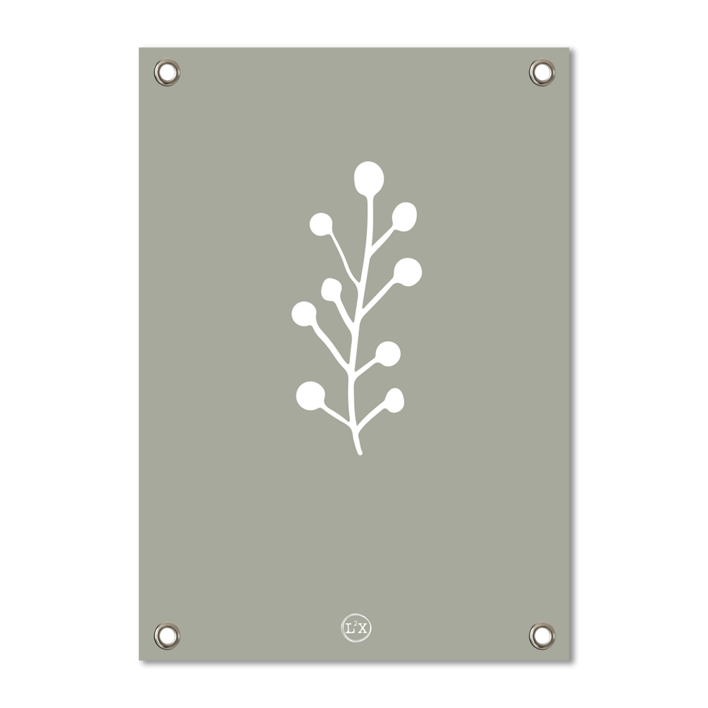 Tuinposter Leaf Groen