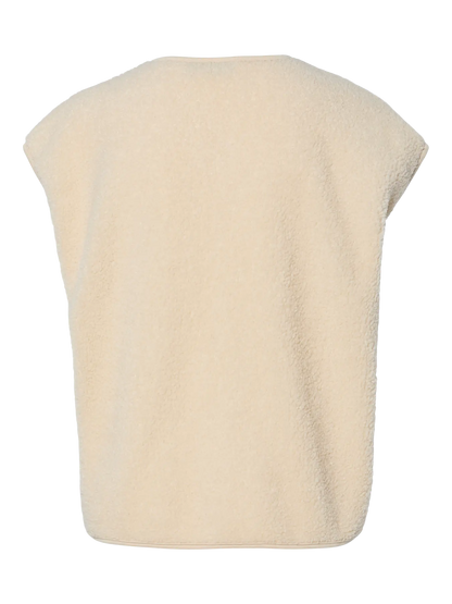 Pieces | Teddy gilet birch