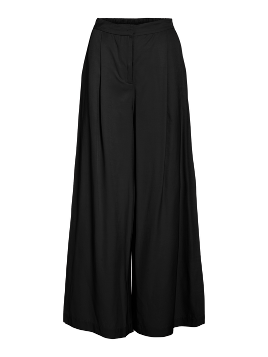 Vila | Broek Gry wide zwart