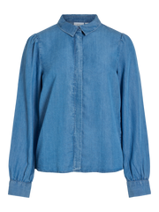 Vila | Blouse Givani light denim blue