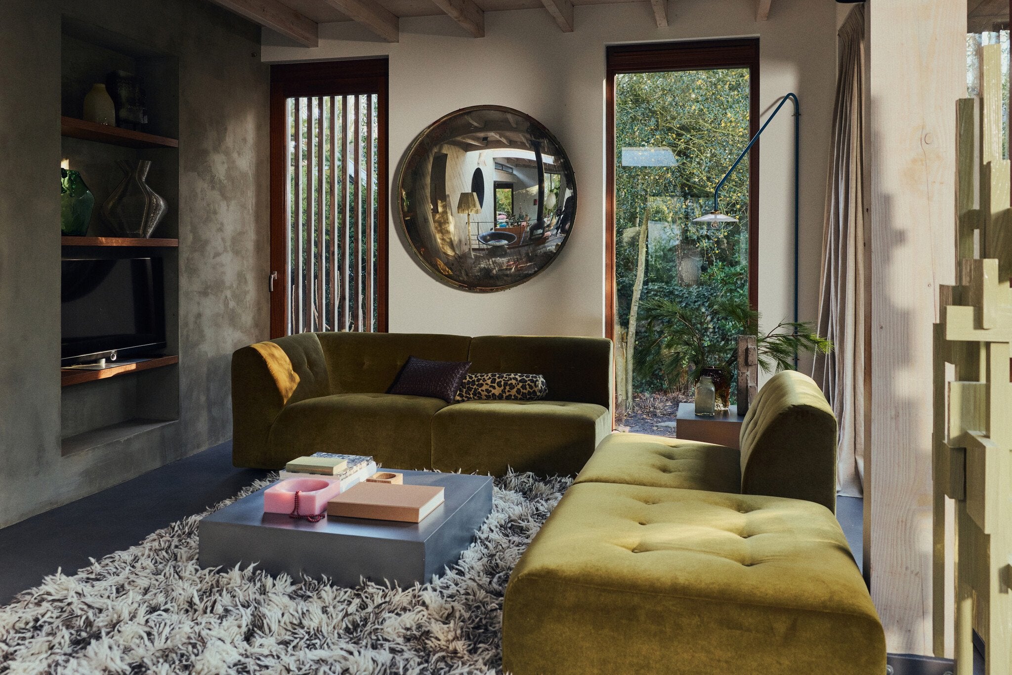 HK Living | Kussen panther 50x13cm