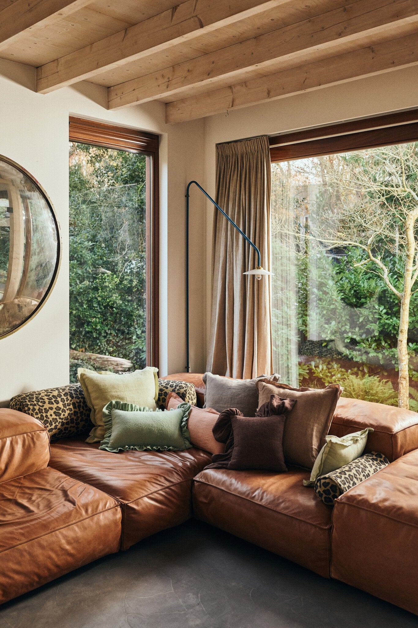 HK Living | Kussen panther 50x13cm