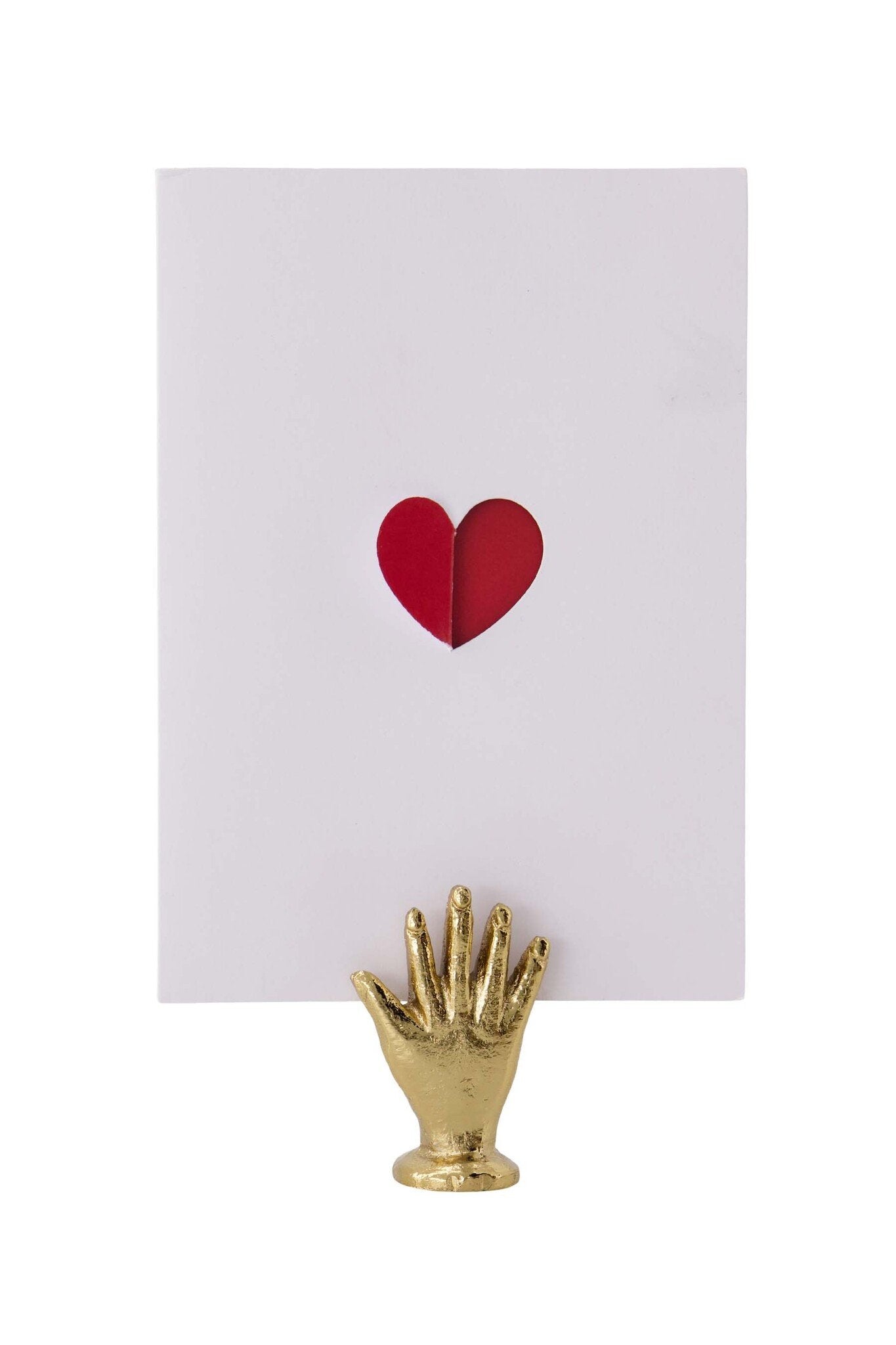 Zusss | Kaartenstandaard metaal hand goud