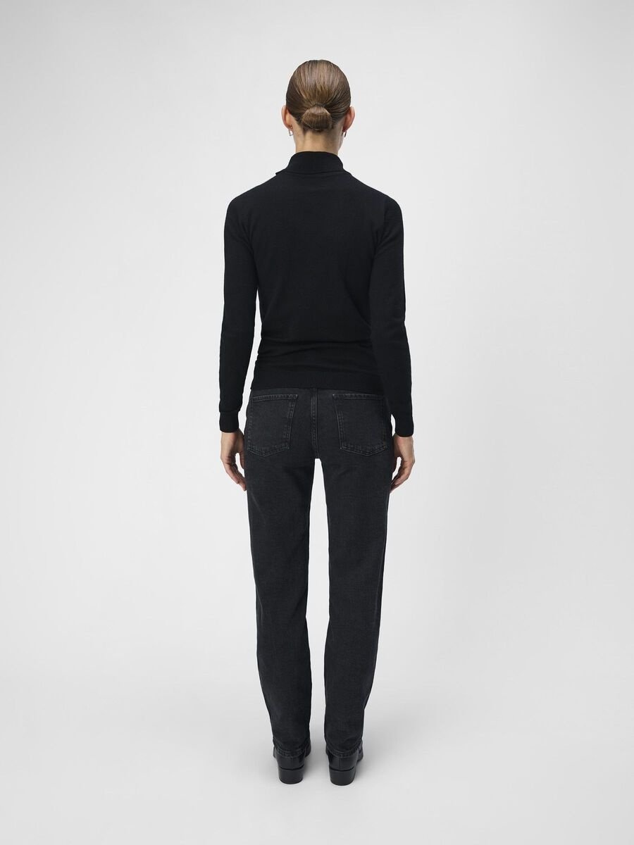 Objekt | Rollkragenpullover Thess schwarz