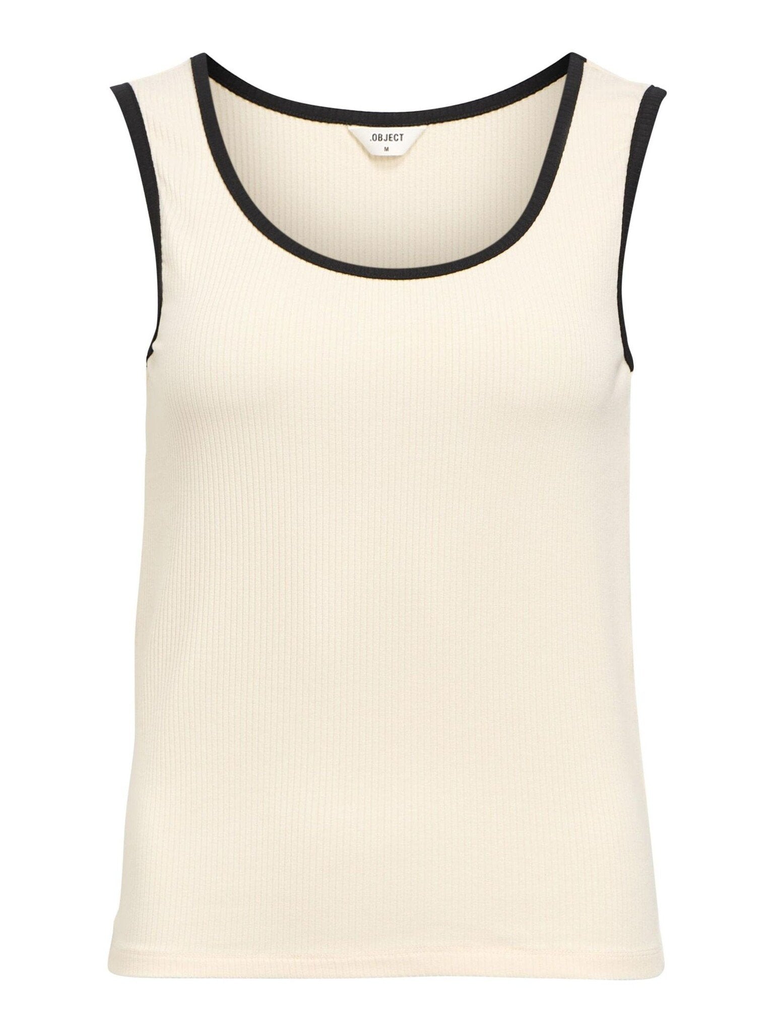 Object | Tank top Jamie sandshell/black NOOS