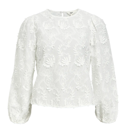 Objekt | Luxus-Top Mya weiß