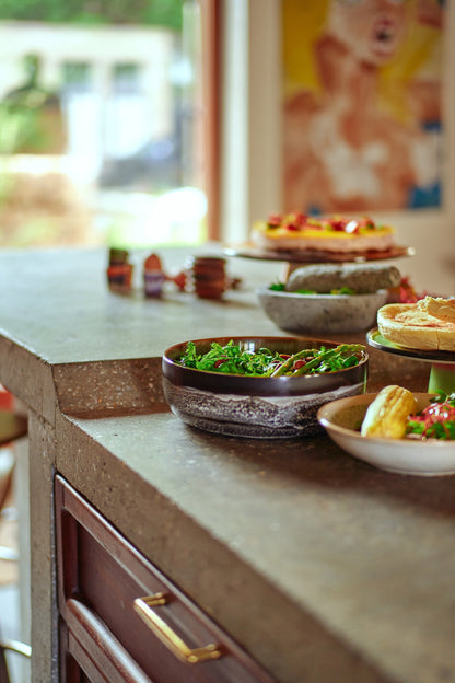 HK Living | 70's servies saladeschaal Rock on