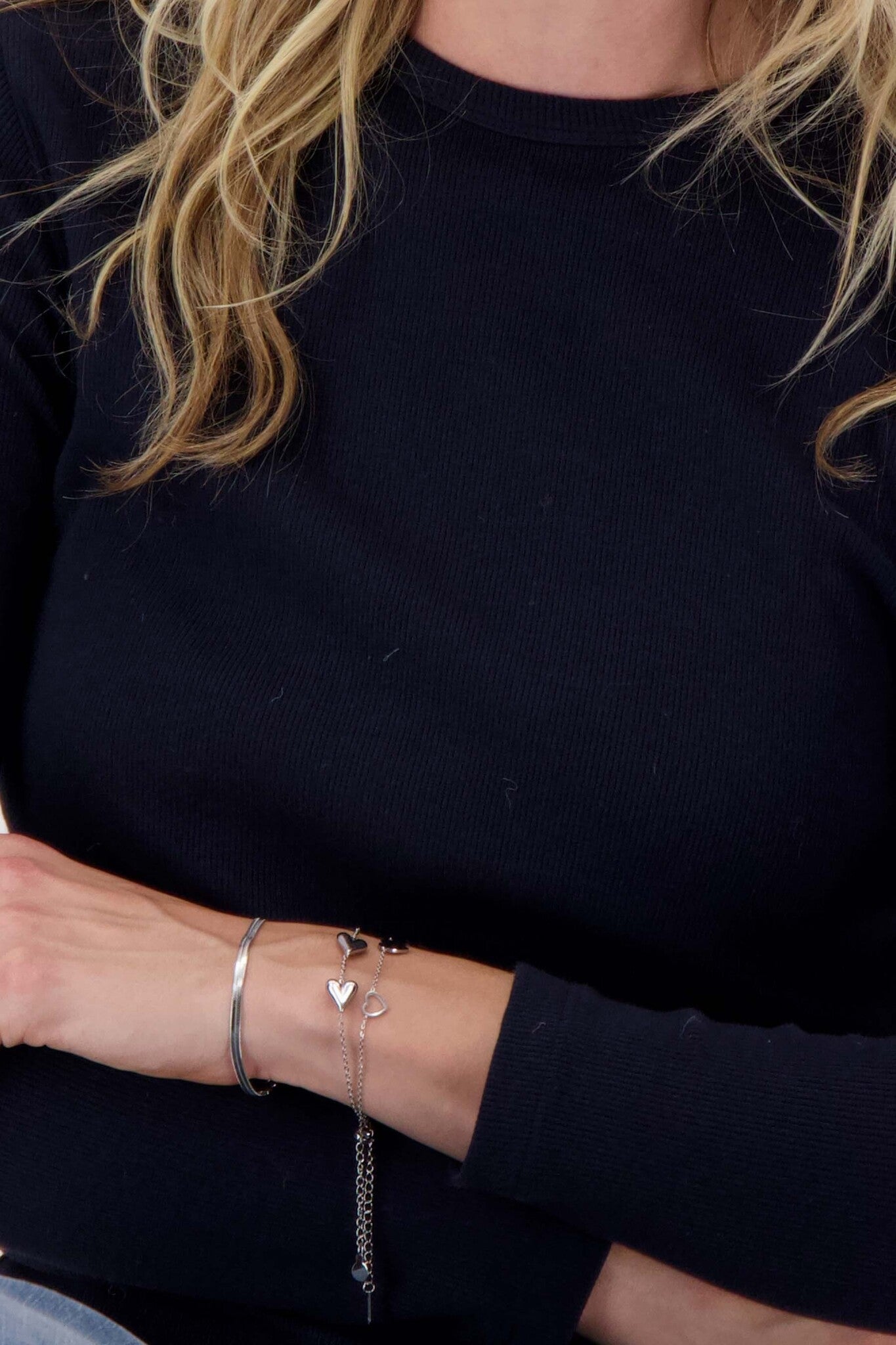 Zusss | Armband plat visgraat zilver